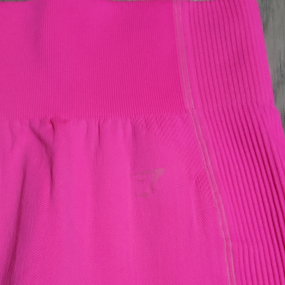 Gymshark Ultra Seamless Leggings Cyber Pink Size M NWT - Picture 4 of 4